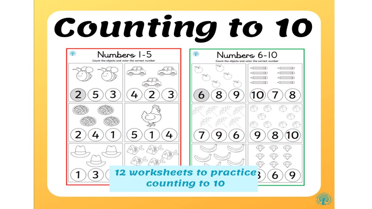 An educational teaching resource from SEN Resource Source entitled Counting objects upto 10 downloadable at Teach Simple.