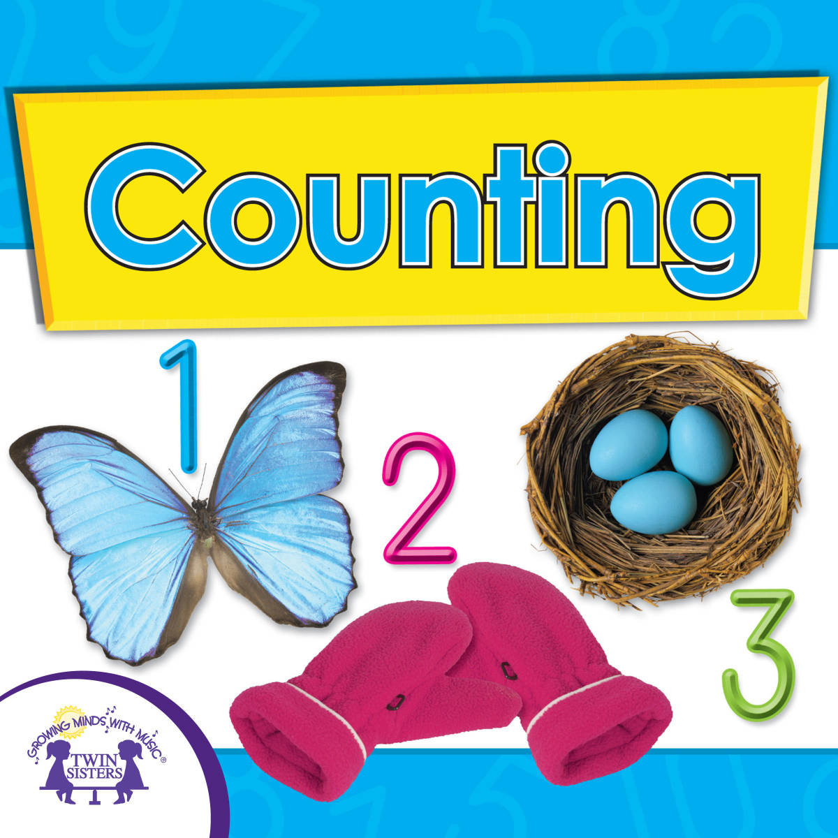 An educational teaching resource from Twin Sisters Digital Media entitled Counting Songs downloadable at Teach Simple.