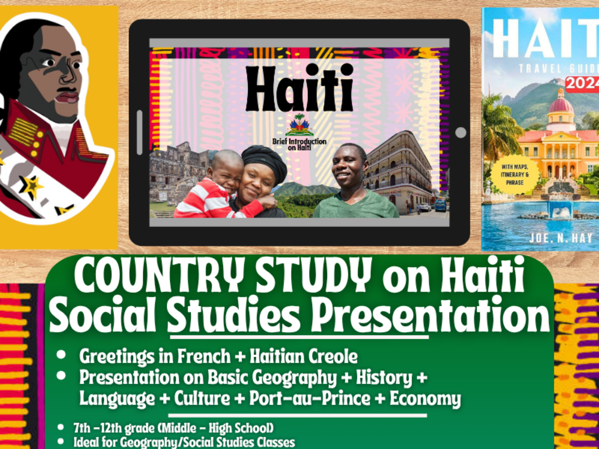 An educational teaching resource from Learning with Alan entitled Country Study Presentation - Haiti - Geography - Caribbean downloadable at Teach Simple.