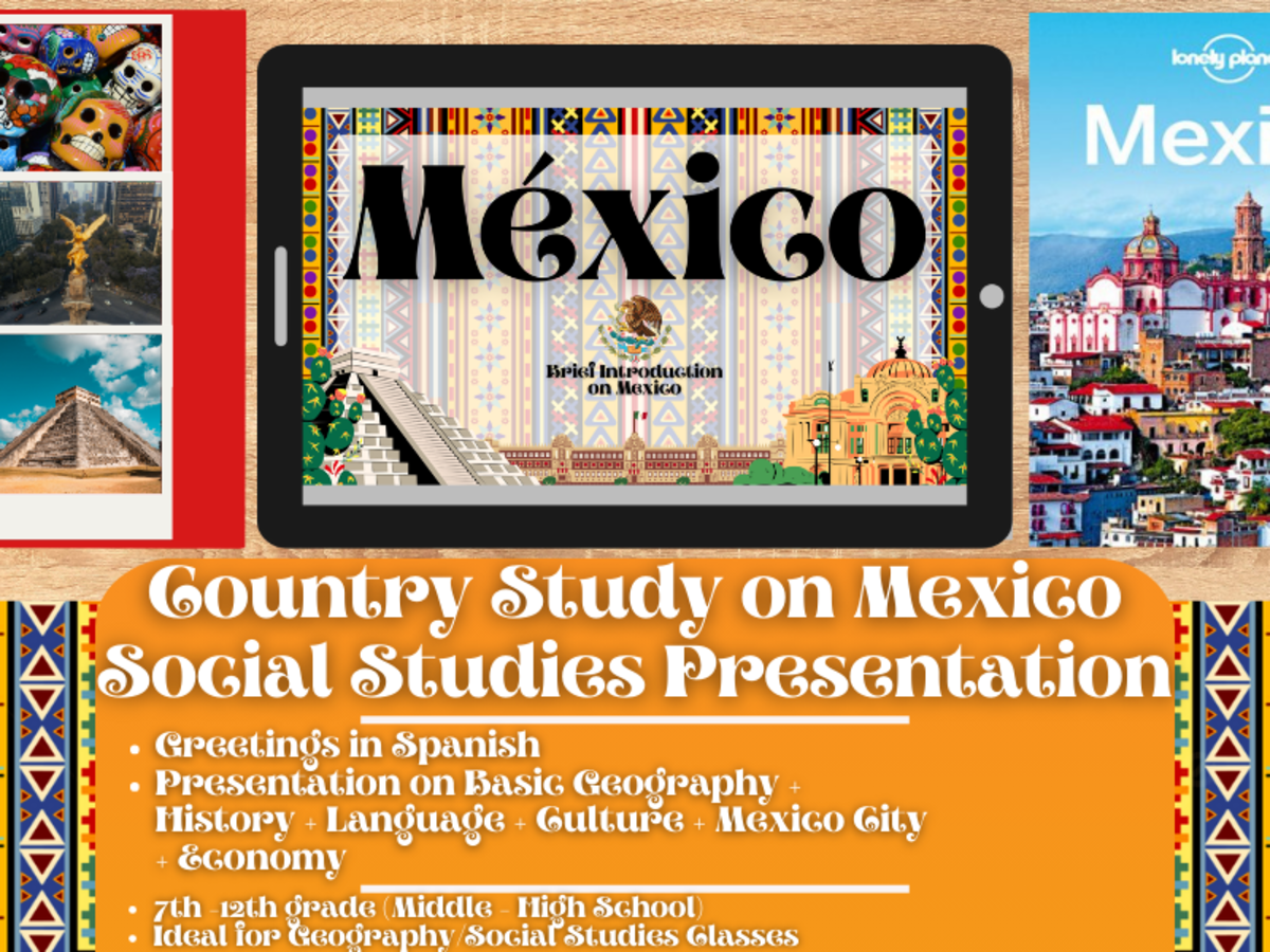An educational teaching resource from Learning with Alan entitled Country Study Presentation - Mexico - North America downloadable at Teach Simple.