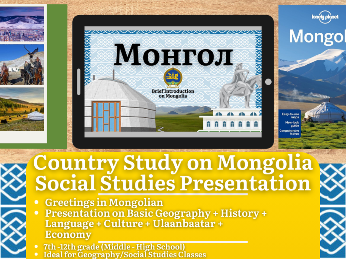 An educational teaching resource from Learning with Alan entitled Country Study Presentation - Mongolia - East Asia downloadable at Teach Simple.