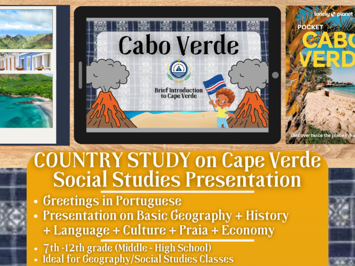 An educational teaching resource from Learning with Alan entitled Country Study Presentation on Cape Verde - Africa downloadable at Teach Simple.