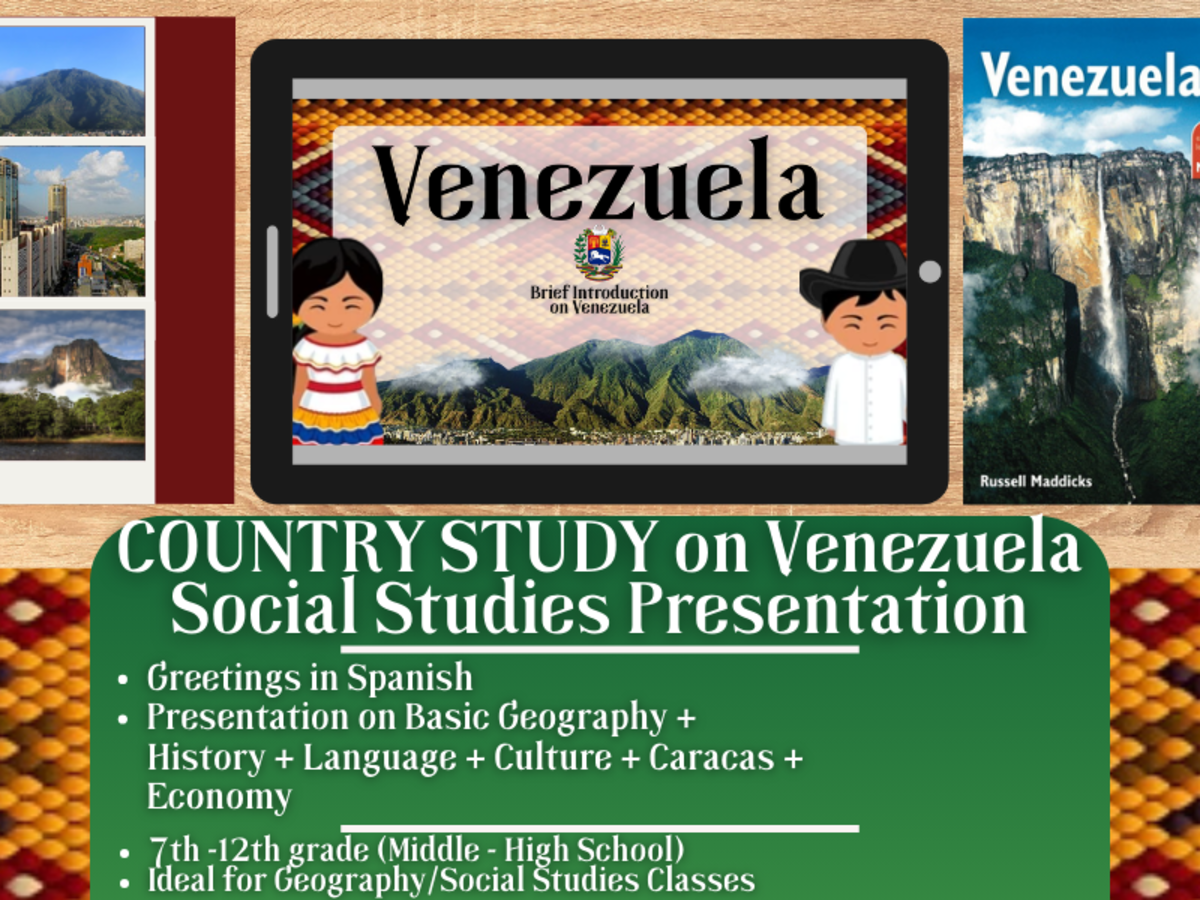 An educational teaching resource from Learning with Alan entitled Country Study Presentation on Venezuela - South America downloadable at Teach Simple.