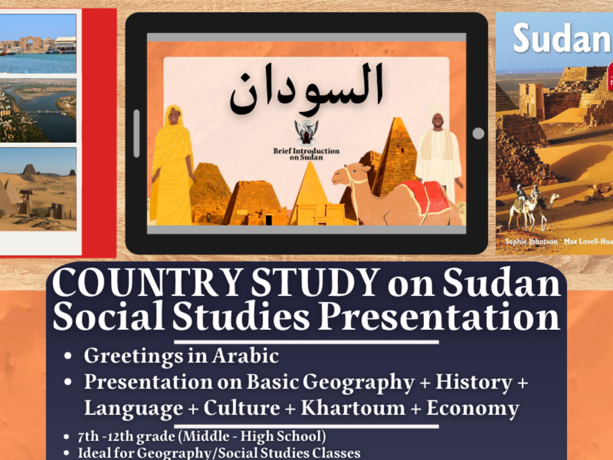 An educational teaching resource from Learning with Alan entitled Country Study Presentation - Sudan - Northeast Africa downloadable at Teach Simple.