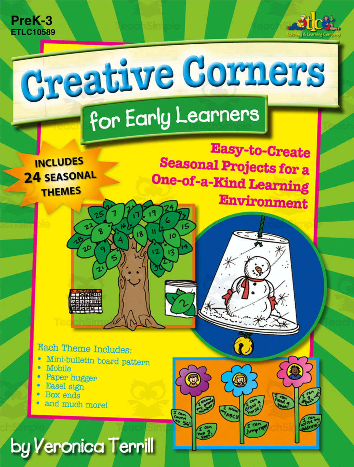 An educational teaching resource from Classroom Complete Press entitled Creative Corners for Early Learners: Easy-to-Create Seasonal Projects for a One-of-a-Kind Learning Environment downloadable at Teach Simple.