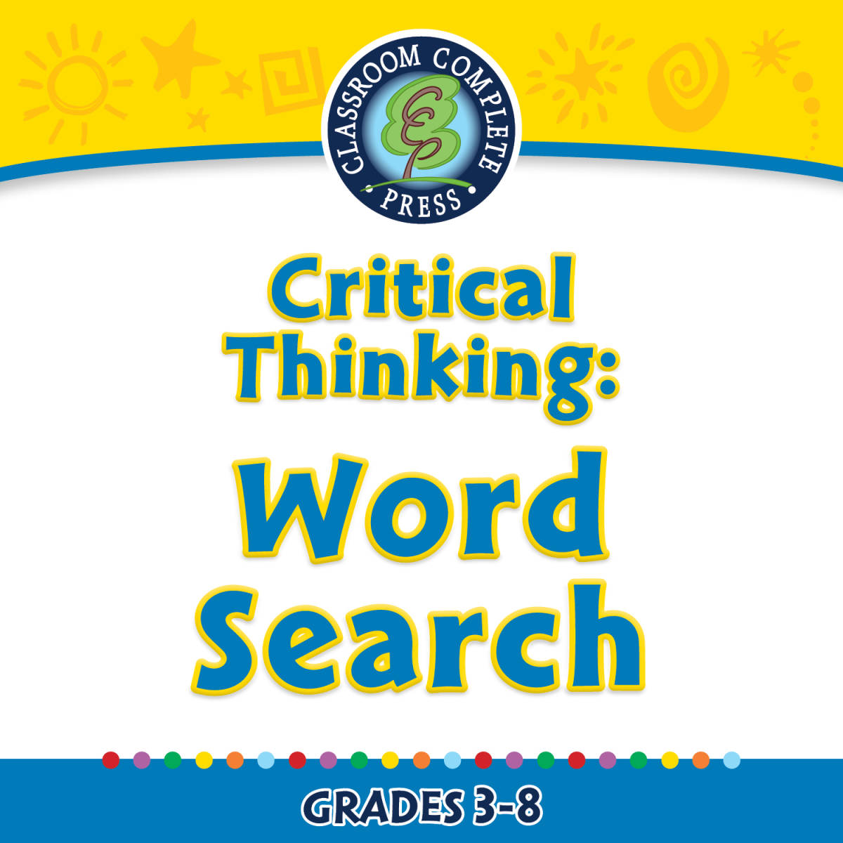 An educational teaching resource from Classroom Complete Press entitled Critical Thinking: Word Search - FLASH-MAC downloadable at Teach Simple.