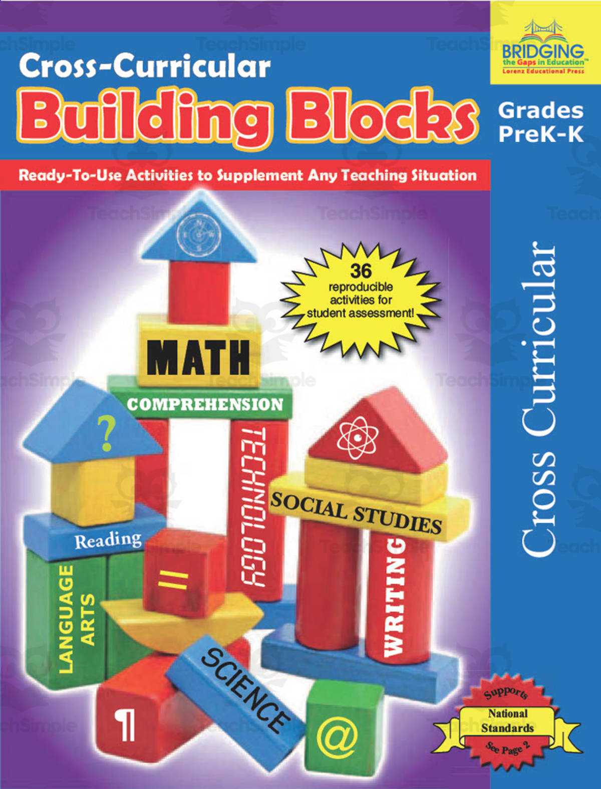 An educational teaching resource from Classroom Complete Press entitled Cross-Curricular Building Blocks - Grades PreK-K: Ready-To-Use Activities to Supplement Any Teaching Situation downloadable at Teach Simple.