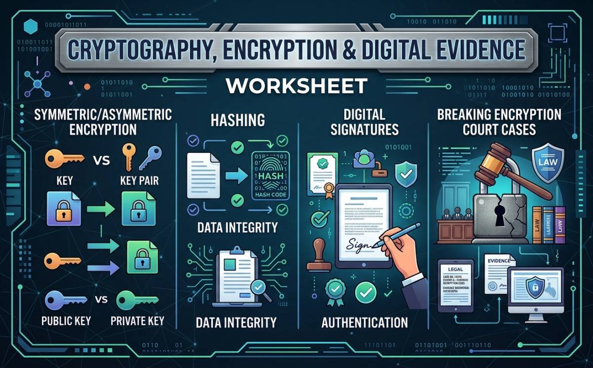 Cryptography, Encryption & Digital Evidence preview