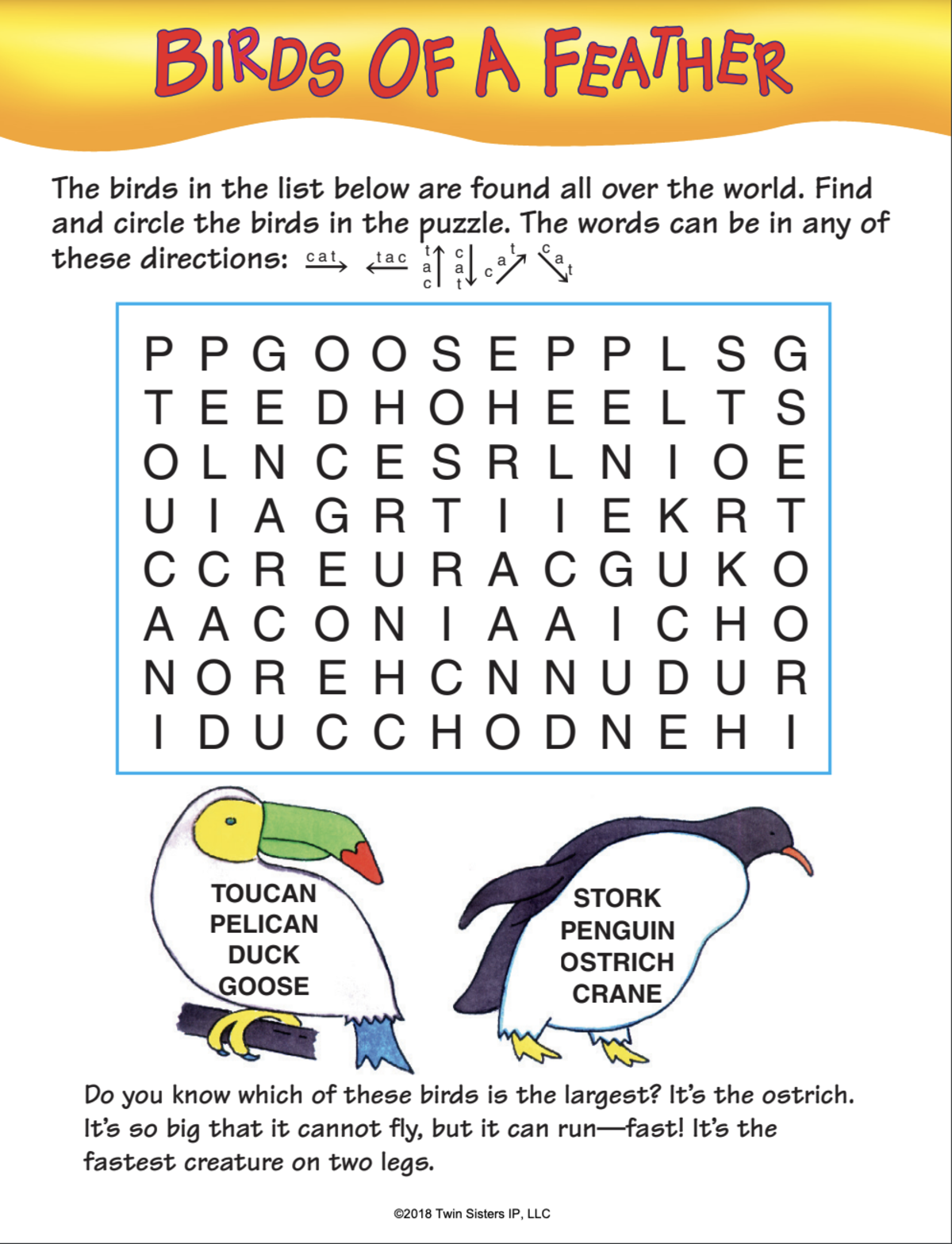 An educational teaching resource from Twin Sisters Digital Media entitled Curious Critters Word Search: Volume 3 Activity Book downloadable at Teach Simple.