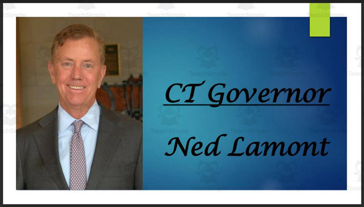 An educational teaching resource from Mr. Matthews Teacher Store entitled Current Connecticut Governor, U.S. Senators and Representatives (BIO PPT Bundle) downloadable at Teach Simple.