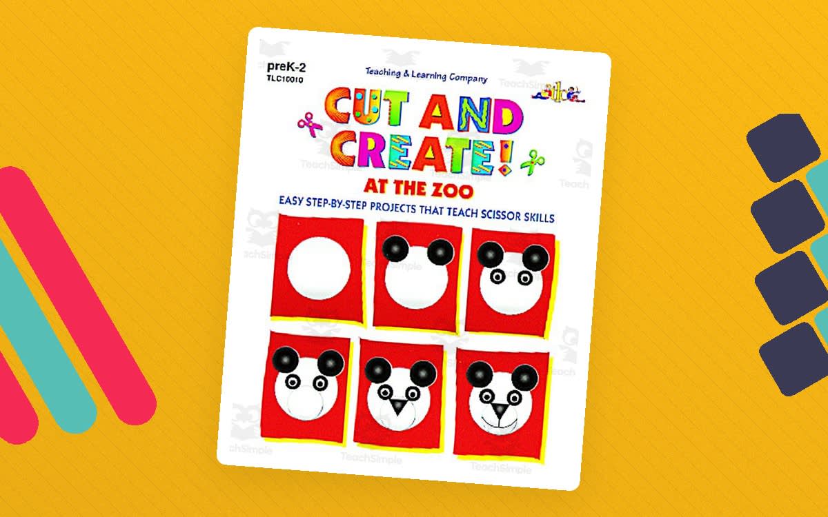 An educational teaching resource from Classroom Complete Press entitled Cut and Create! At the Zoo downloadable at Teach Simple.