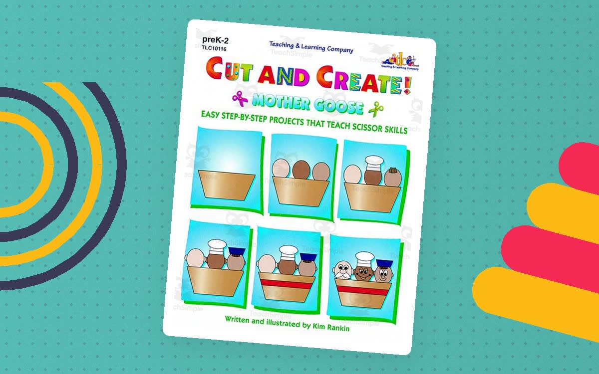 An educational teaching resource from Classroom Complete Press entitled Cut and Create! Mother Goose downloadable at Teach Simple.