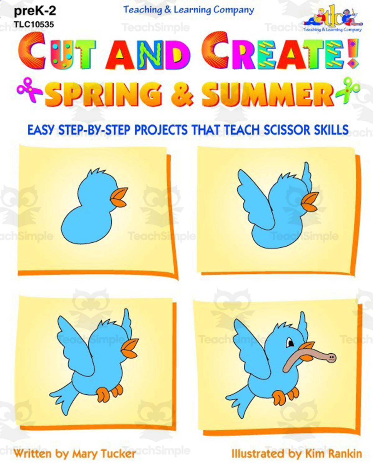 An educational teaching resource from Classroom Complete Press entitled Cut and Create! Spring & Summer downloadable at Teach Simple.
