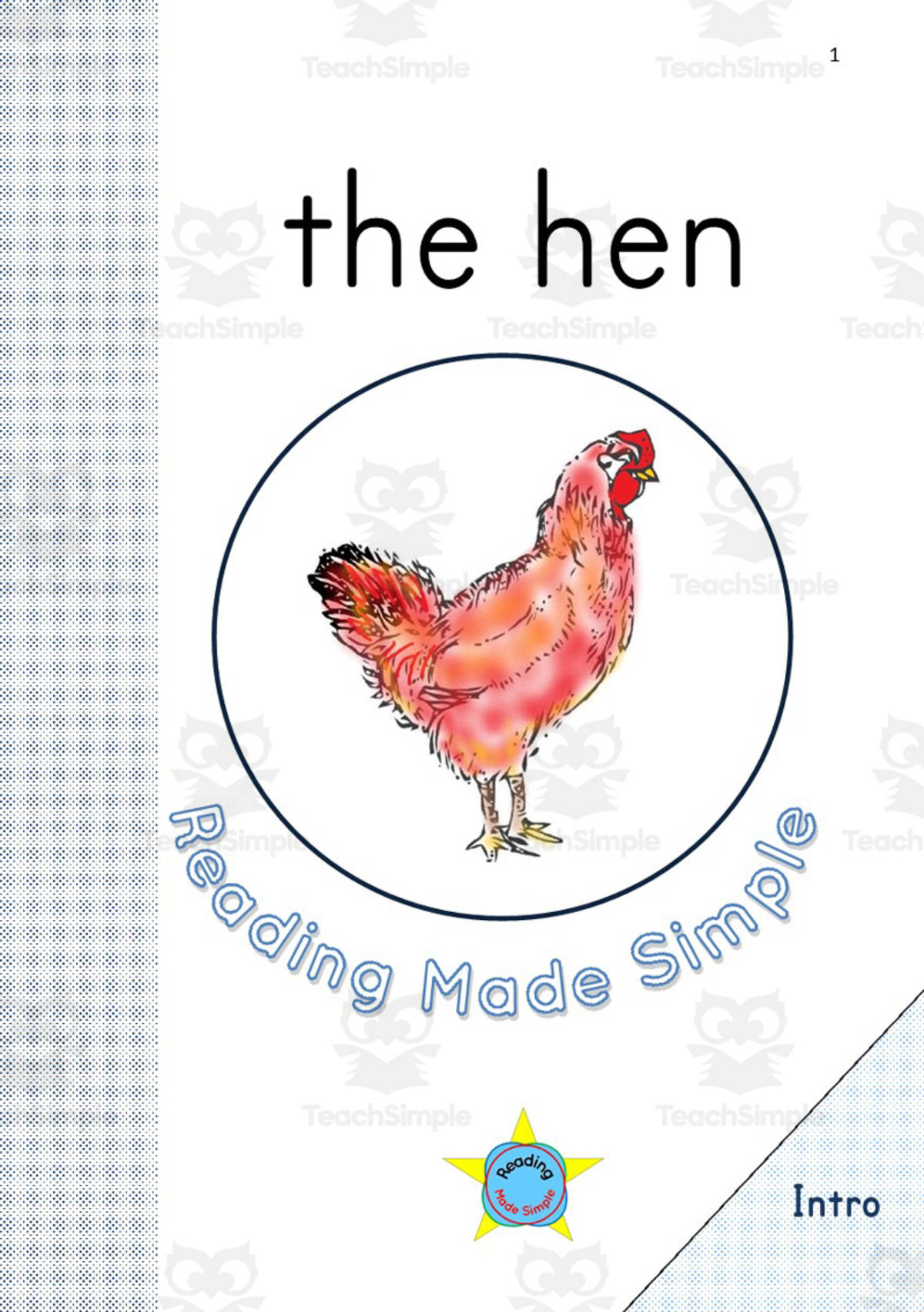 An educational teaching resource from Lilibette's Resources entitled CVC Reading Book 9 downloadable at Teach Simple.