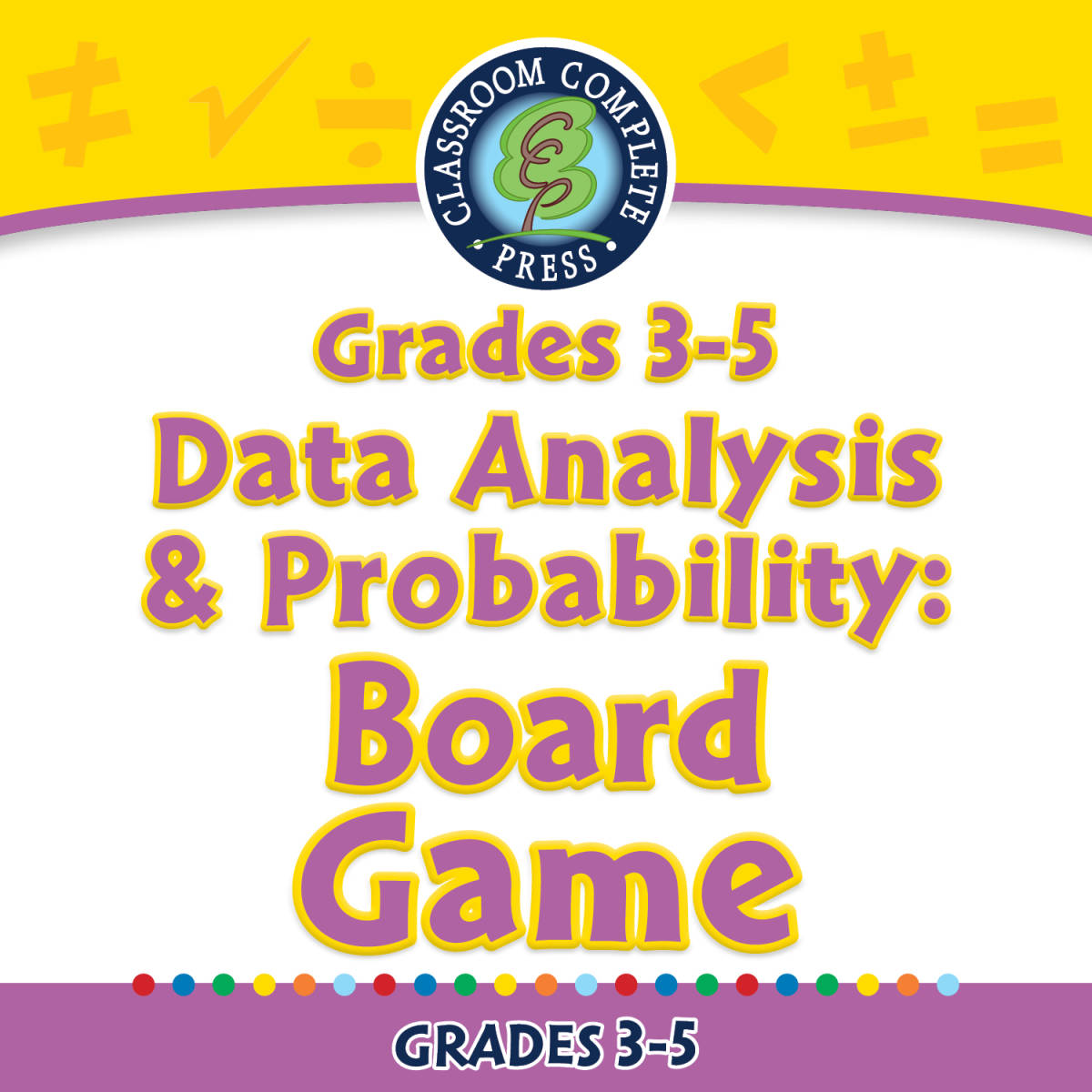 An educational teaching resource from Classroom Complete Press entitled Data Analysis & Probability: Board Game for 3rd-5th - PC Software downloadable at Teach Simple.