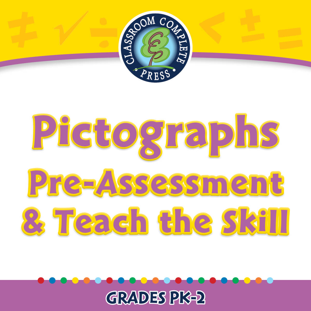 An educational teaching resource from Classroom Complete Press entitled Data Analysis & Probability: Pictographs - Pre-Assessment & Teach the Skill - MAC Software downloadable at Teach Simple.