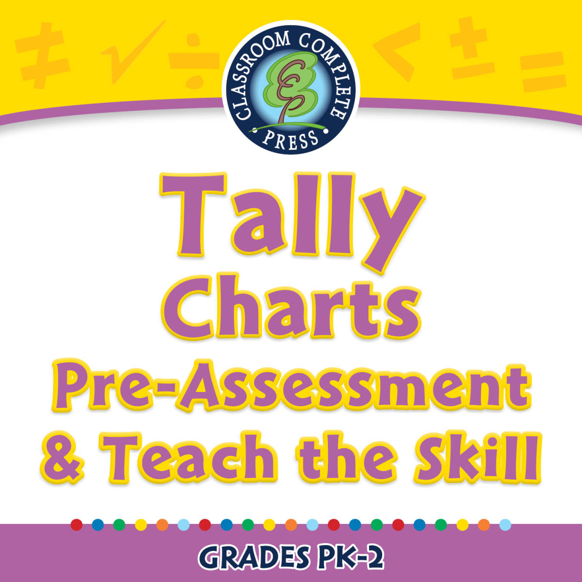 An educational teaching resource from Classroom Complete Press entitled Data Analysis & Probability: Tally Charts - Pre-Assessment & Teach the Skill - PC Software downloadable at Teach Simple.
