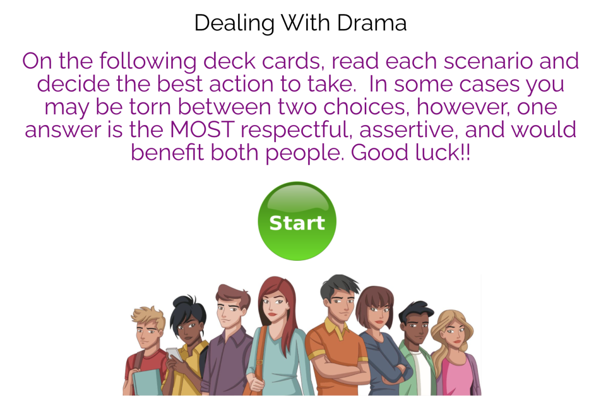 An educational teaching resource from Jennifer Moyer Taylor entitled Dealing With Drama Boom Cards And Reflection Sheet downloadable at Teach Simple.