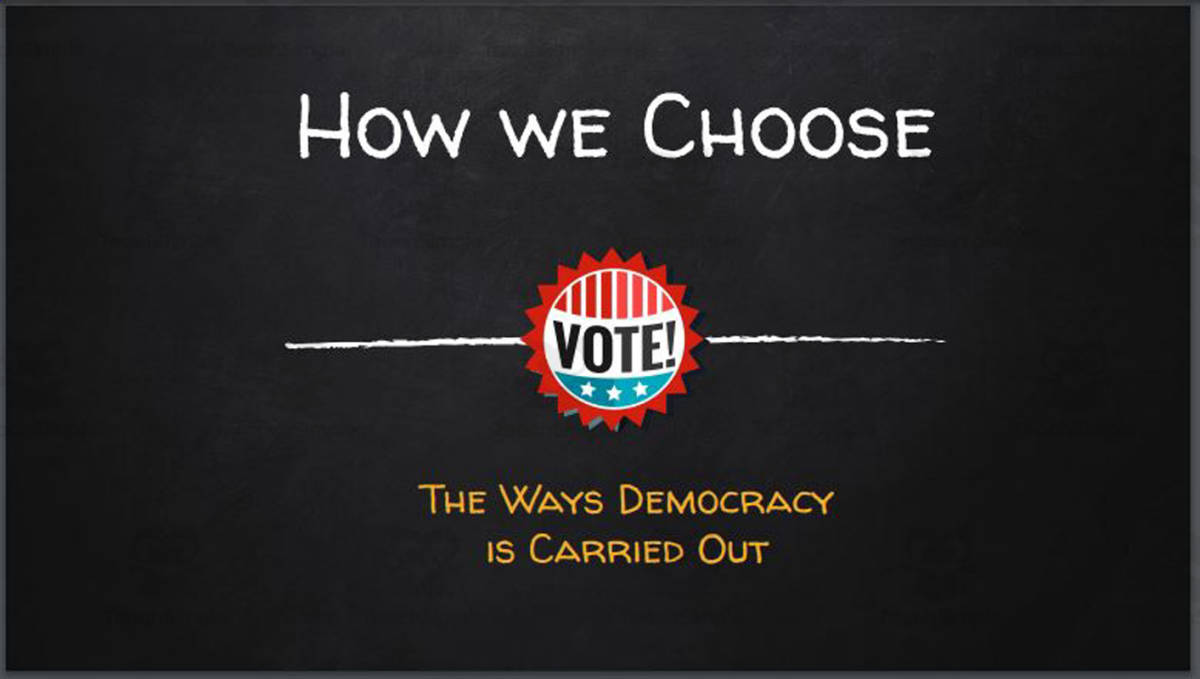 An educational teaching resource from Ed Dynamic entitled Democracy Types and Rank Choice Voting (Slides, Videos, Visuals, and Worksheet) downloadable at Teach Simple.