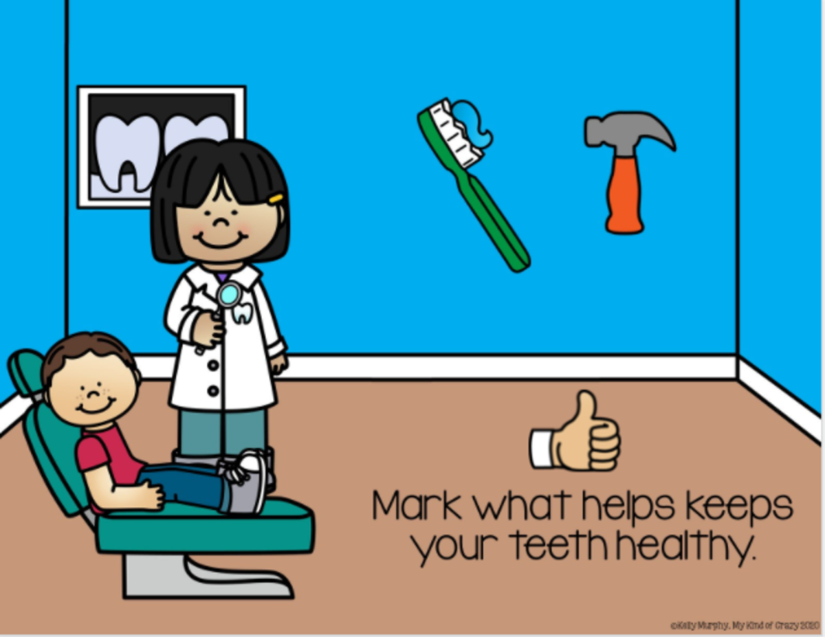 An educational teaching resource from My Kind of Crazy entitled Dental Health Google Slides - Distance Learning downloadable at Teach Simple.