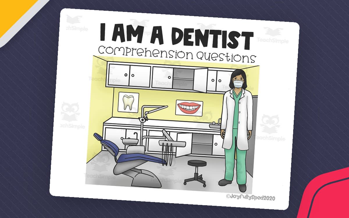 An educational teaching resource from JoyfulToddler entitled Dentist Community Helper Pack downloadable at Teach Simple.