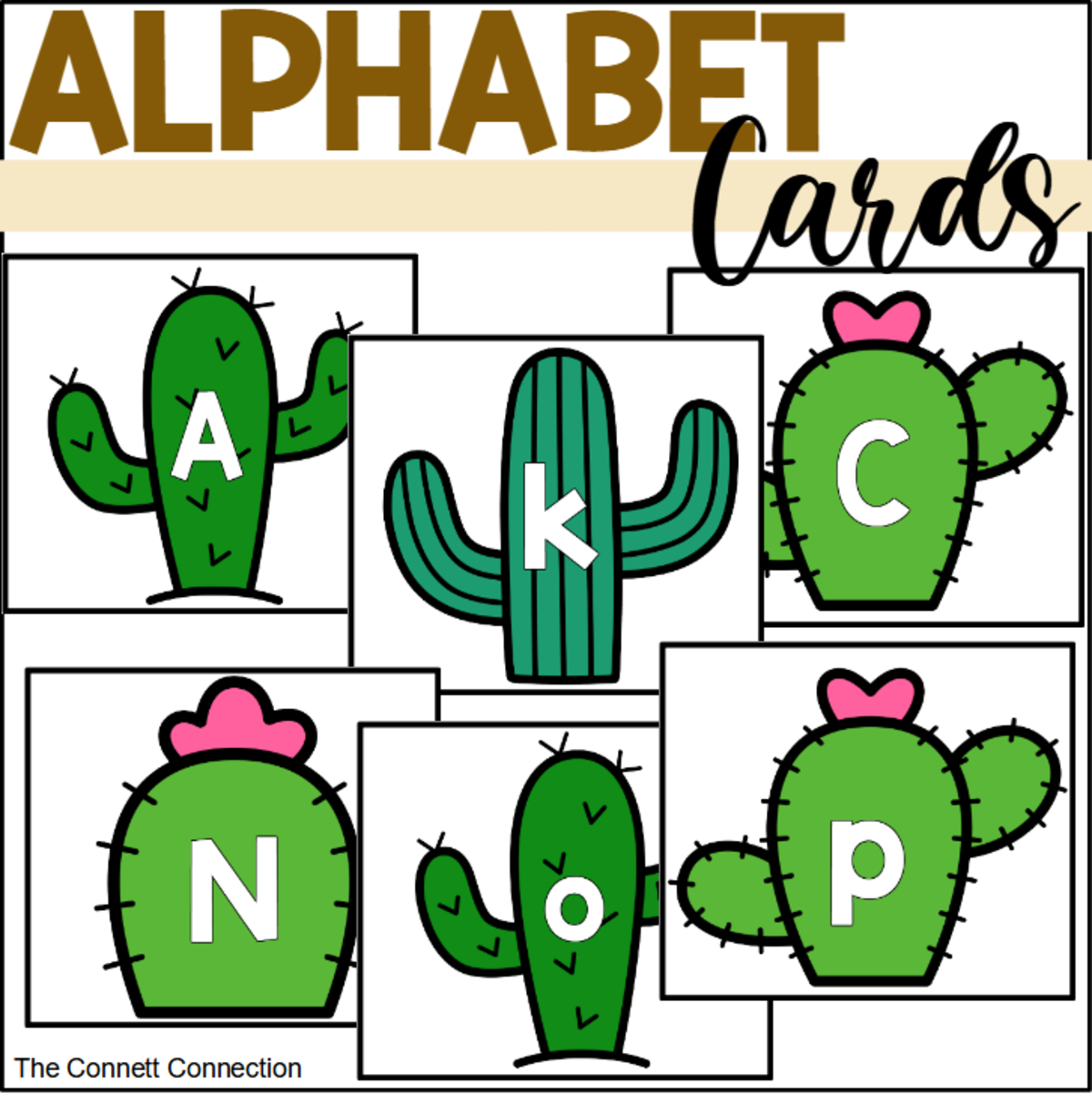An educational teaching resource from The Connett Connection entitled Desert Alphabet Cards downloadable at Teach Simple.