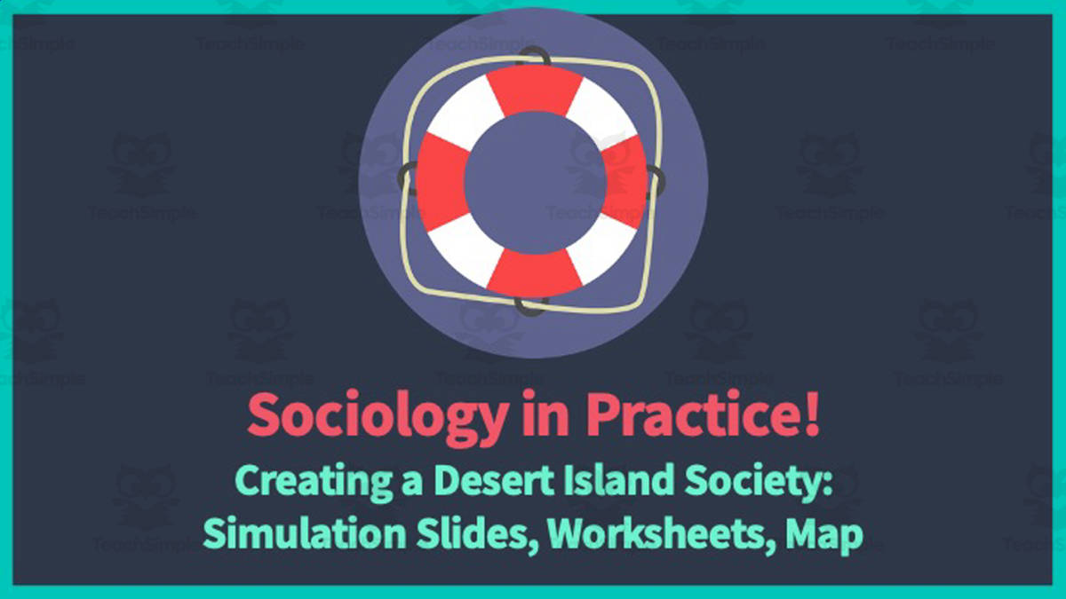 An educational teaching resource from Ed Dynamic entitled Desert Island Simulation Activity downloadable at Teach Simple.