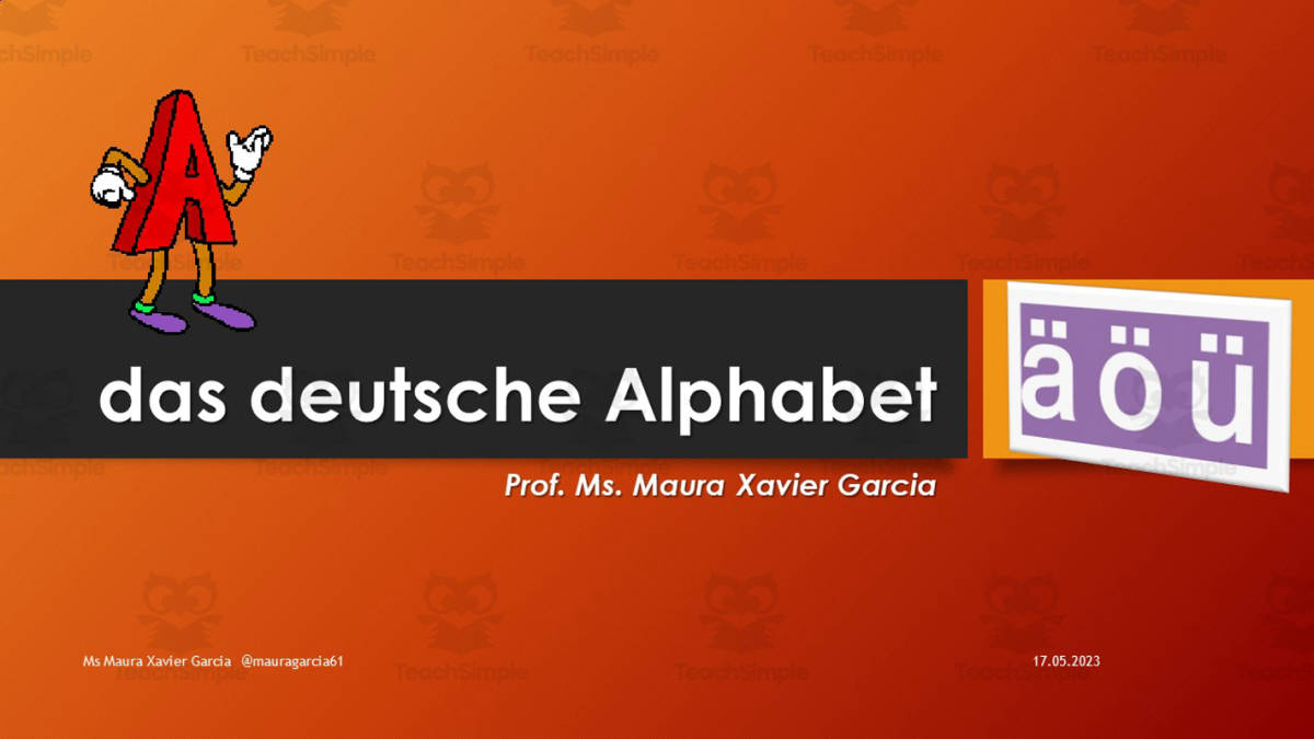 An educational teaching resource from Learning Resources Producer entitled Deutsch: Alphabet und Buchstabieren downloadable at Teach Simple.