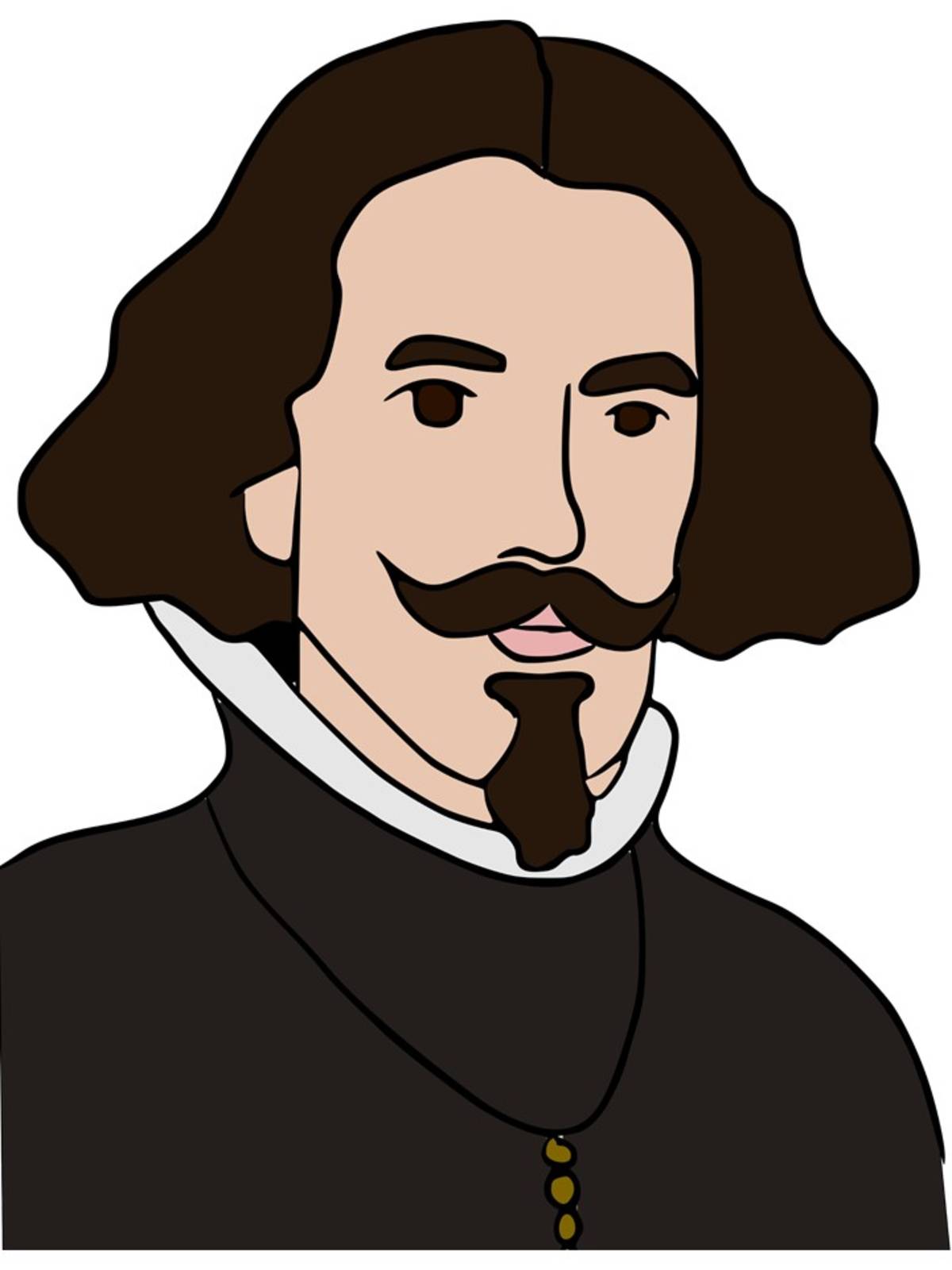 An educational teaching resource from Teacher's Clipart entitled Diego Velasquez Illustration downloadable at Teach Simple.