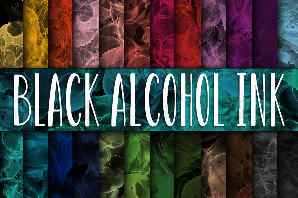 An educational teaching resource from OldMarket entitled Digital Paper: Black Alcohol Ink downloadable at Teach Simple.