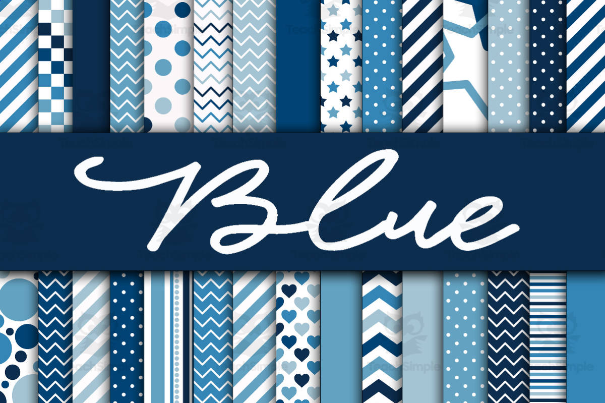 An educational teaching resource from OldMarket entitled Digital Paper: Blue Digital downloadable at Teach Simple.