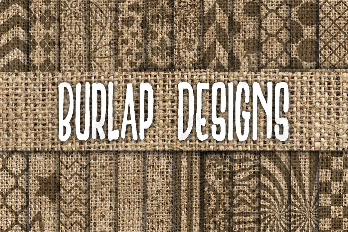 An educational teaching resource from OldMarket entitled Digital Paper: Burlap Designs downloadable at Teach Simple.