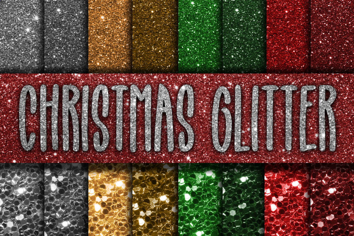 An educational teaching resource from OldMarket entitled Digital Paper: Christmas Glitter downloadable at Teach Simple.