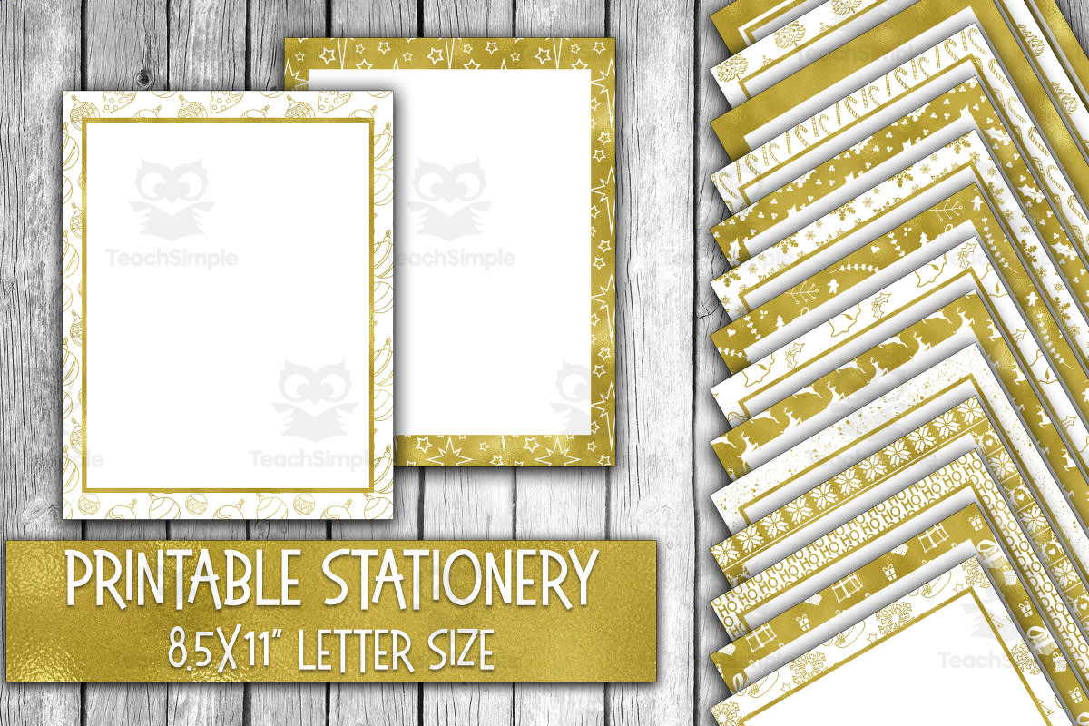 An educational teaching resource from OldMarket entitled Digital Paper: Christmas Gold downloadable at Teach Simple.