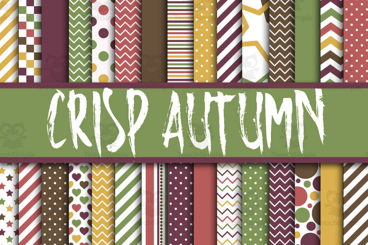 An educational teaching resource from OldMarket entitled Digital Paper: Crisp Autumn downloadable at Teach Simple.