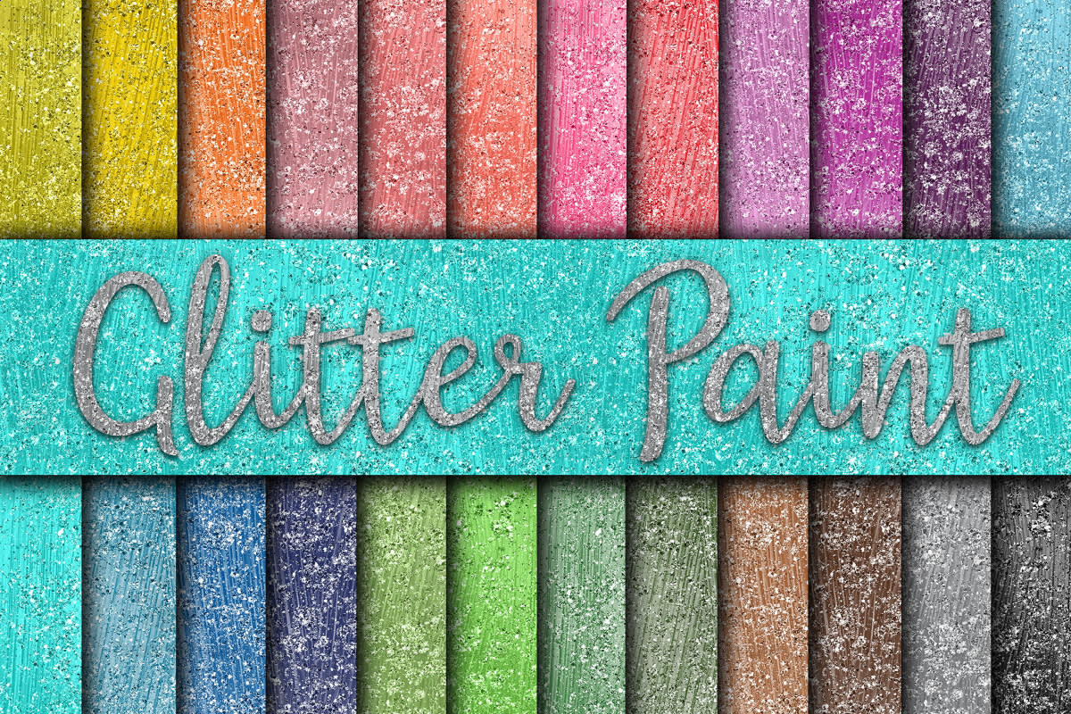 An educational teaching resource from OldMarket entitled Digital Paper: Glitter Paint downloadable at Teach Simple.