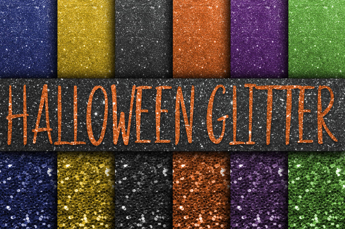 An educational teaching resource from OldMarket entitled Digital Paper: Halloween Glitter downloadable at Teach Simple.
