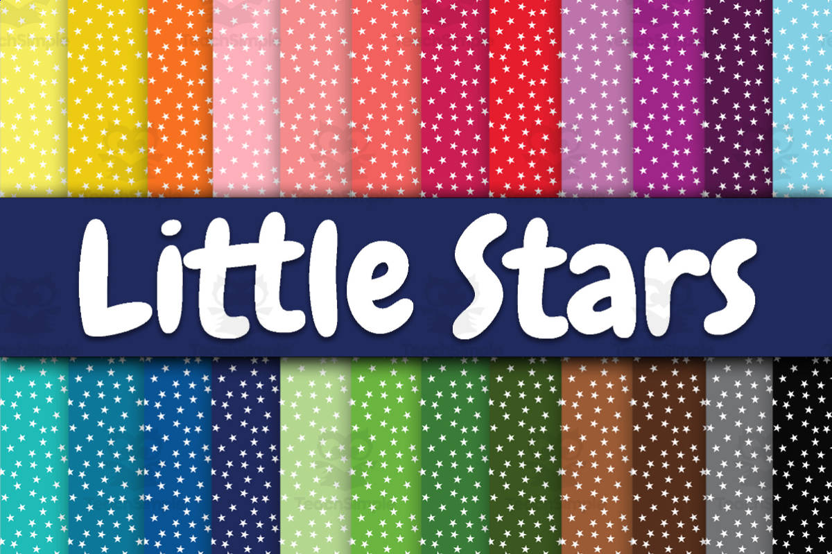 An educational teaching resource from OldMarket entitled Digital Paper: Little Stars downloadable at Teach Simple.