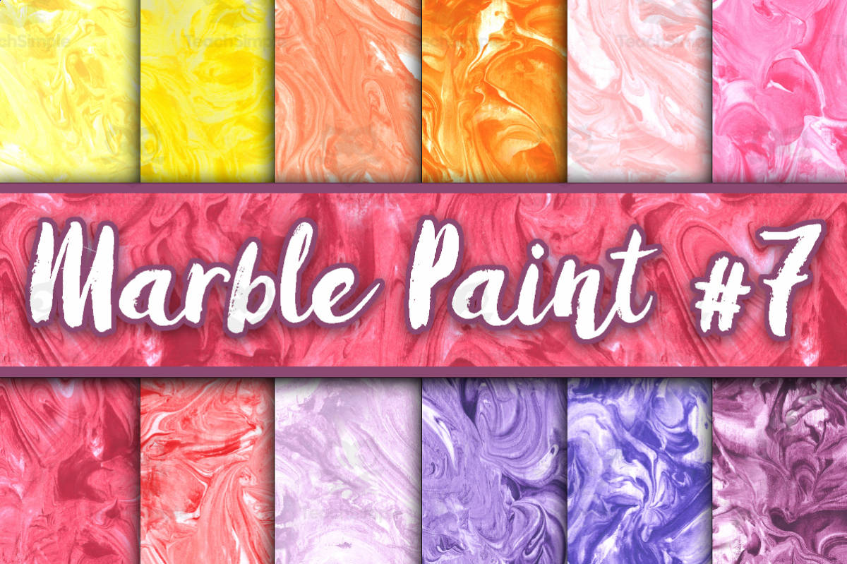 An educational teaching resource from OldMarket entitled Digital Paper: Marble Paint Textures 7 downloadable at Teach Simple.