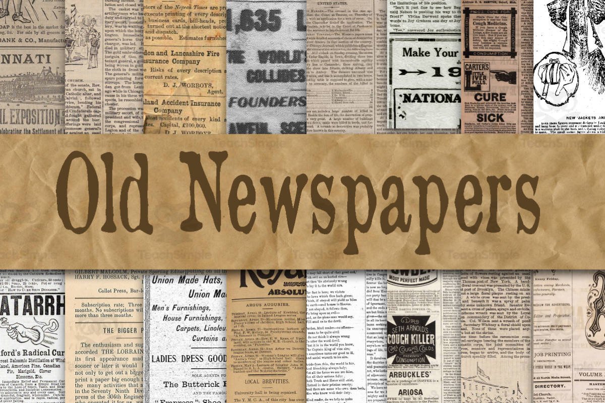 An educational teaching resource from OldMarket entitled Digital Paper: Old Newspapers downloadable at Teach Simple.