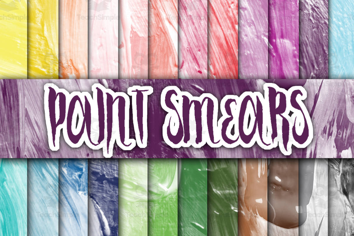 An educational teaching resource from OldMarket entitled Digital Paper: Paint Smears downloadable at Teach Simple.