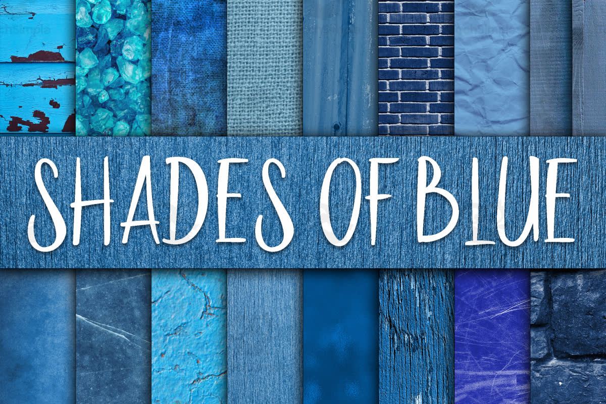 An educational teaching resource from OldMarket entitled Digital Paper: Shades of Blue downloadable at Teach Simple.