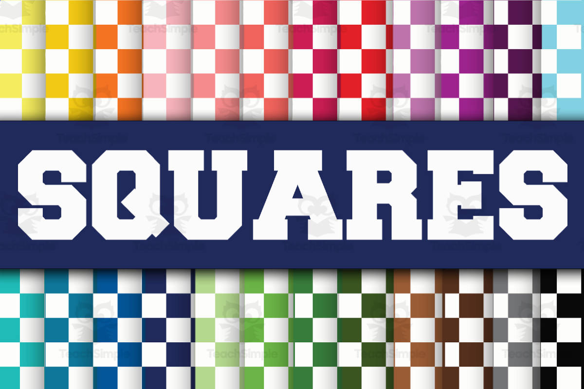 An educational teaching resource from OldMarket entitled Digital Paper: Squares downloadable at Teach Simple.