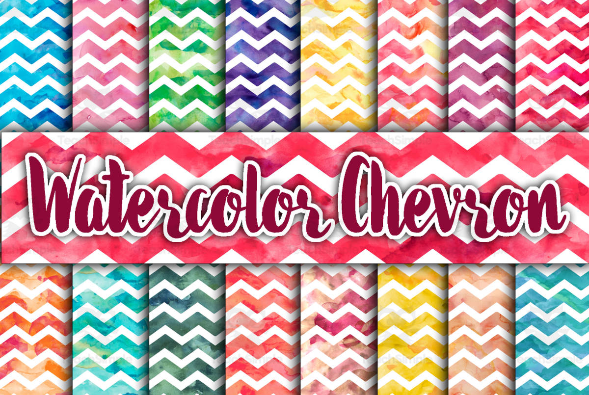 An educational teaching resource from OldMarket entitled Digital Paper: Watercolor Chevron downloadable at Teach Simple.