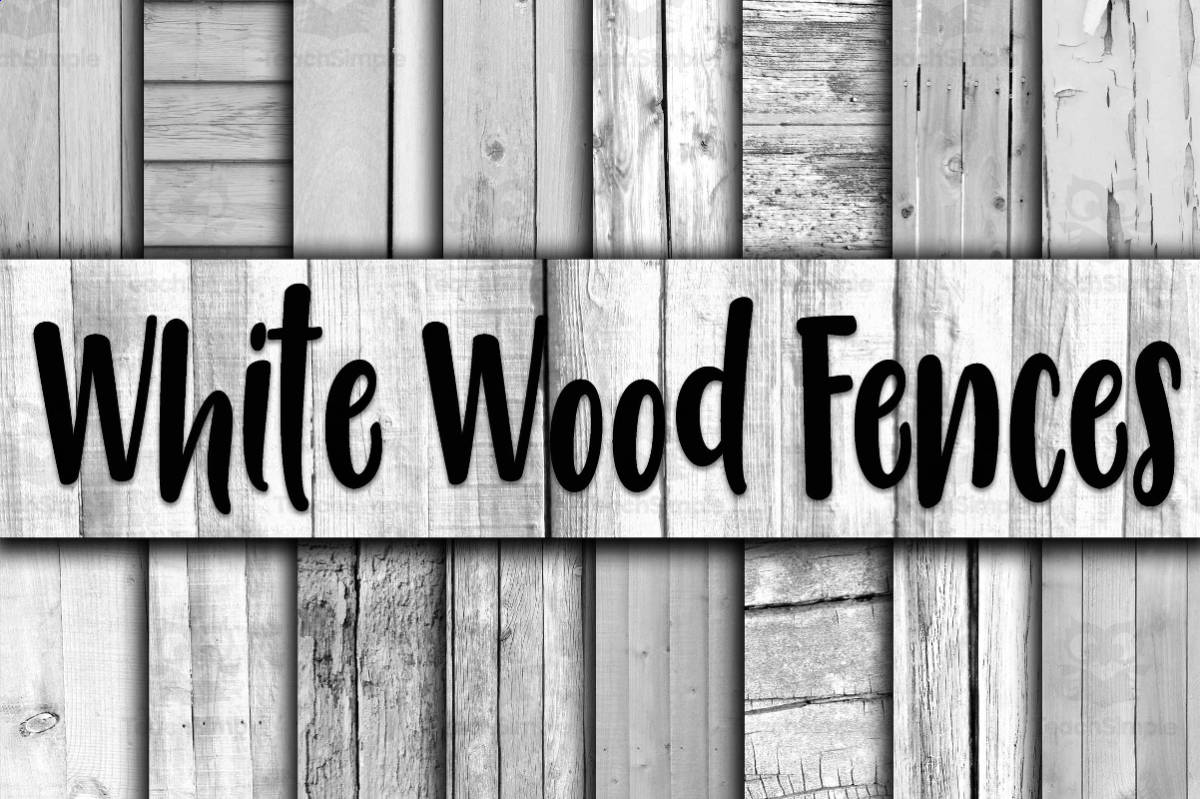 An educational teaching resource from OldMarket entitled Digital Paper: White Wood Fence downloadable at Teach Simple.