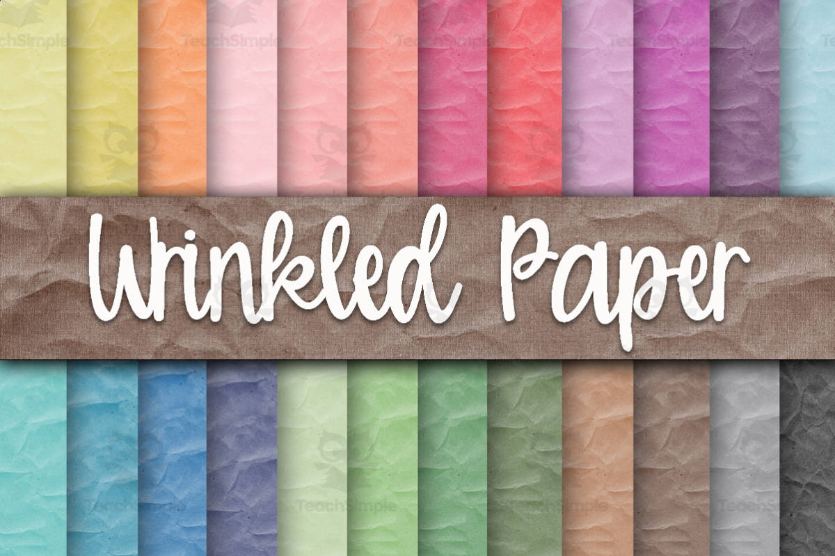 An educational teaching resource from OldMarket entitled Digital Paper: Wrinkled Paper Textures downloadable at Teach Simple.