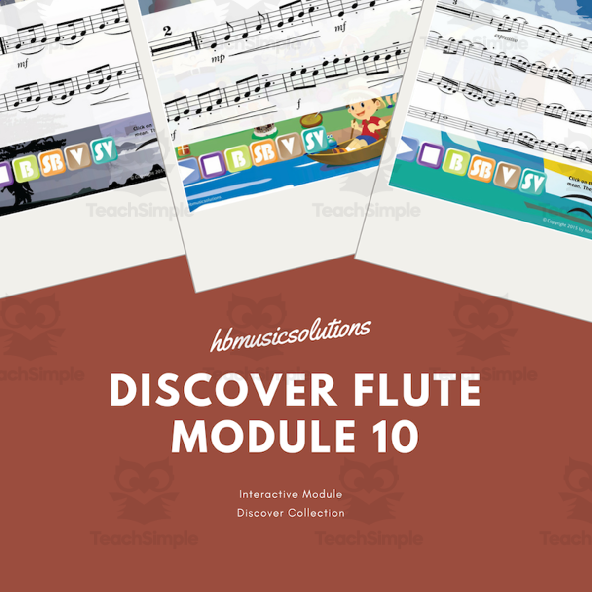 An educational teaching resource from Hbmusicsolutions's Shop entitled Discover Flute 10 - Interactive Instrumental Music Activity downloadable at Teach Simple.