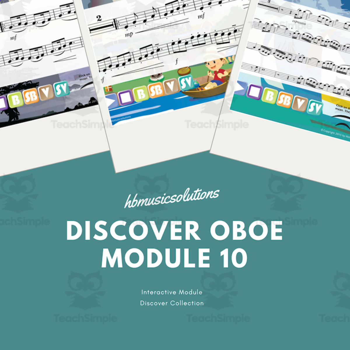 An educational teaching resource from Hbmusicsolutions's Shop entitled Discover Oboe 10 - Interactive Instrumental Music Activity downloadable at Teach Simple.