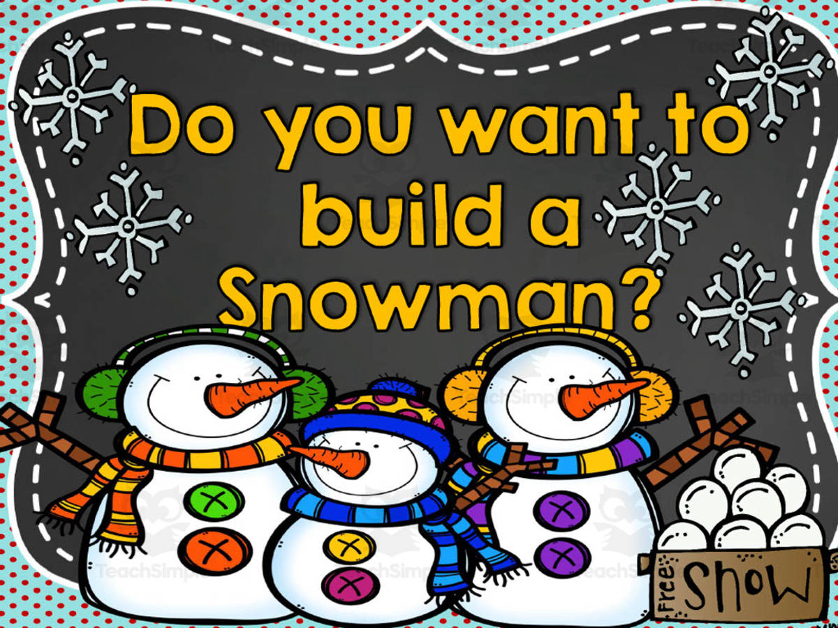 An educational teaching resource from Kerry Boles entitled Do you want to build a Snowman? Activity Pack downloadable at Teach Simple.