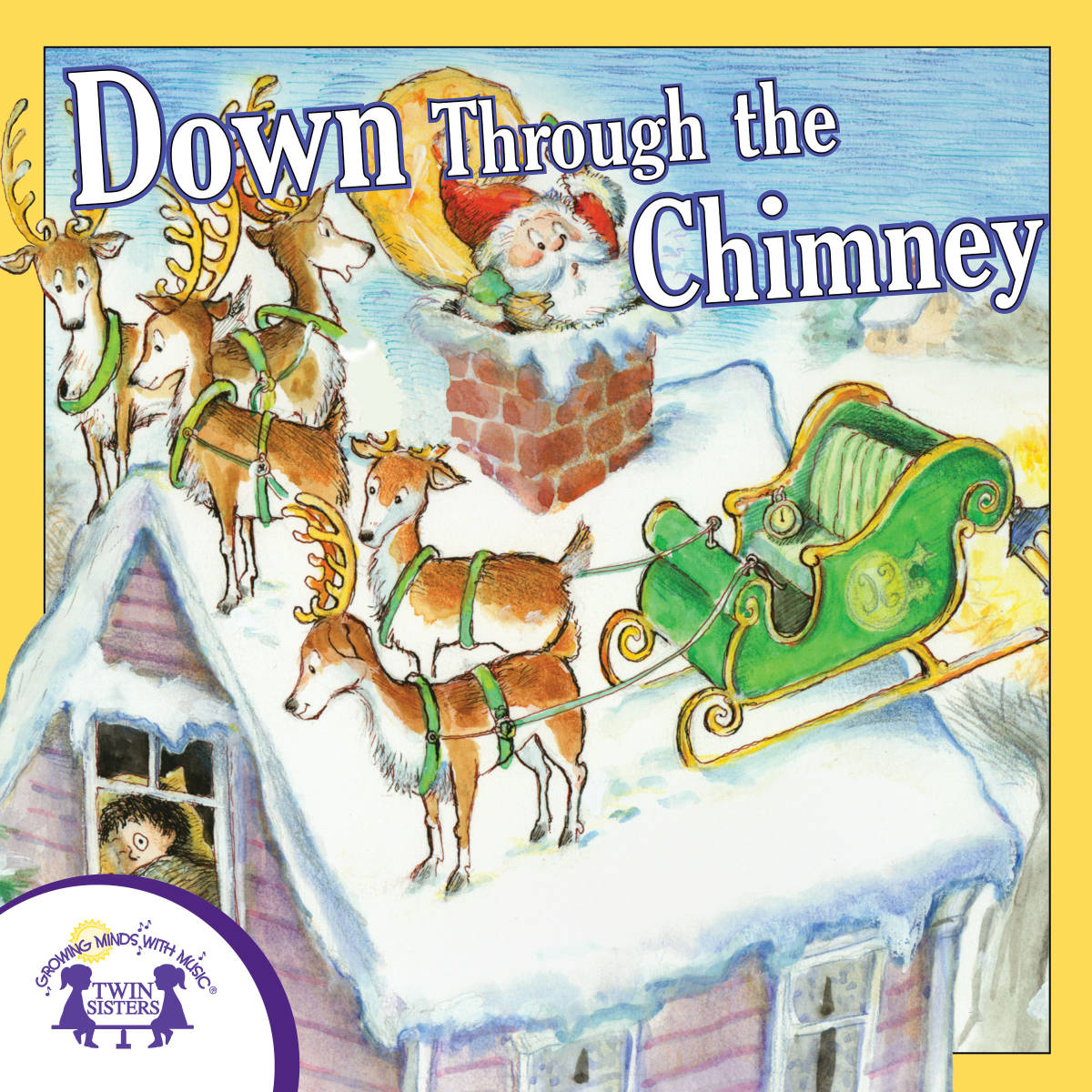 An educational teaching resource from Twin Sisters Digital Media entitled Down Through The Chimney Songs downloadable at Teach Simple.